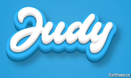 Judy Text Effect