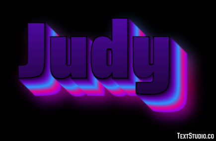 Judy Text Effect