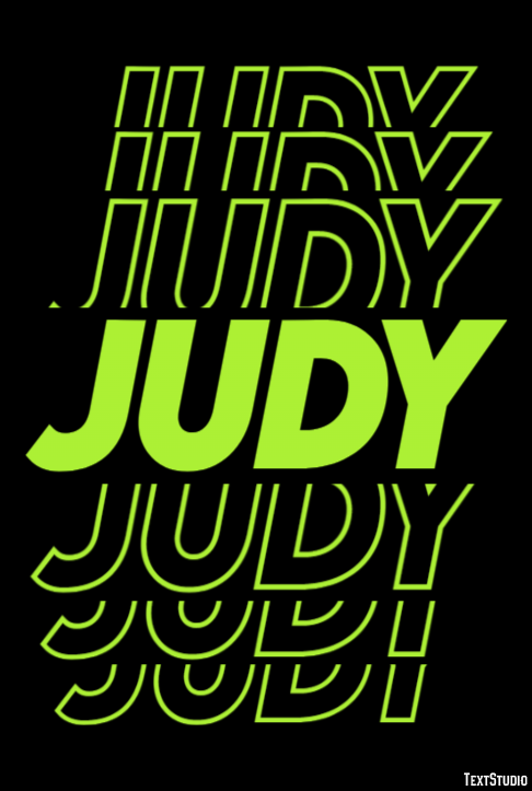 Judy Text Effect