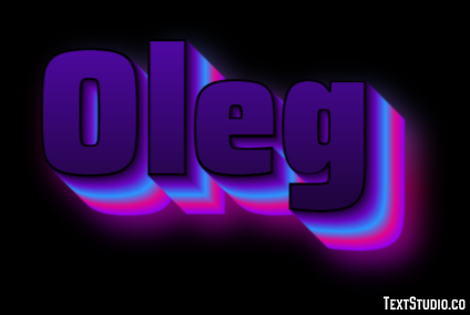 Oleg テキスト効果