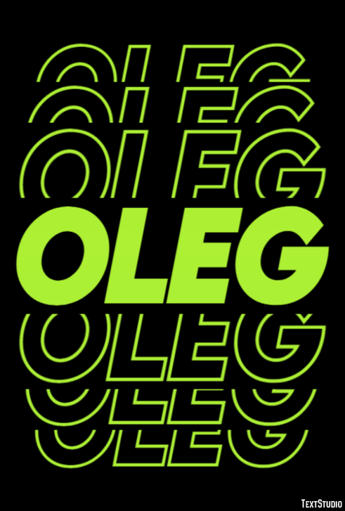 Oleg テキスト効果