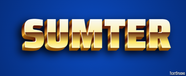 Sumter Text Effect