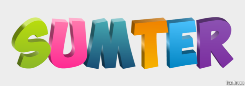 Sumter Efekt tekstowy