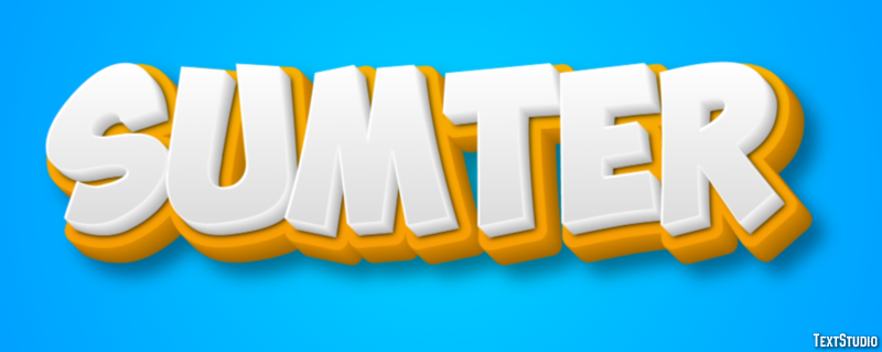 Sumter Text Effect