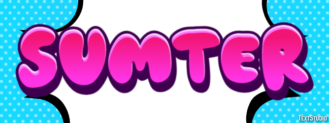 Sumter Efekt tekstowy