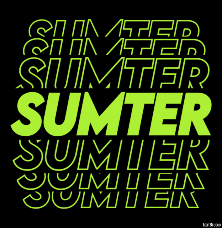 Sumter テキスト効果
