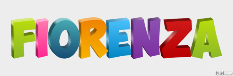 Fiorenza Effetto testo