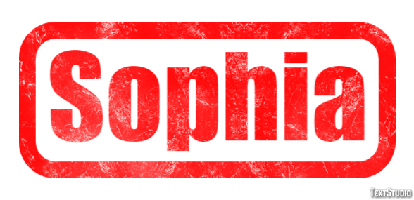 Sophia Efekt tekstowy