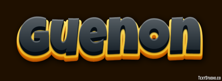 Guenon Tekst Effect