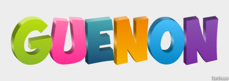 Guenon Effet de texte
