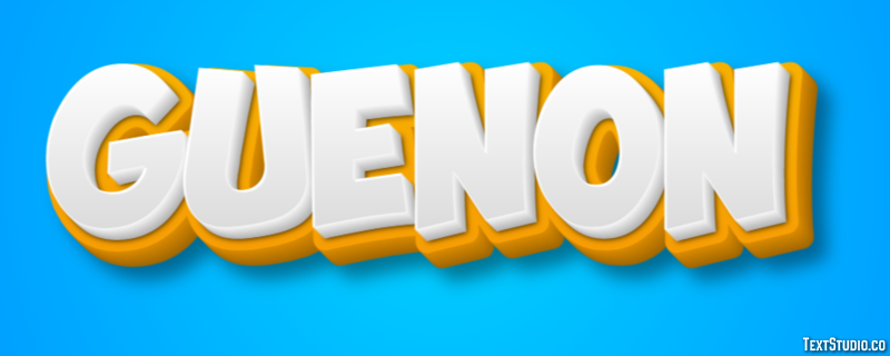 Guenon Effet de texte