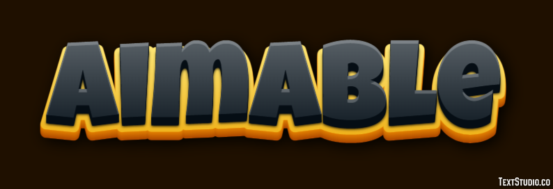 Aimable Texteffekt