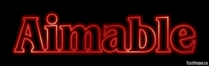 Aimable Effet de texte