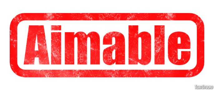 Aimable Effet de texte