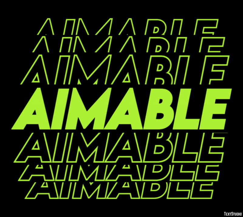 Aimable Efecto de Texto