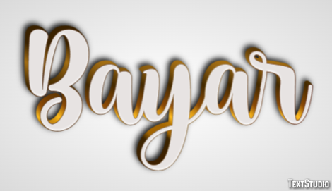 Bayar Text effect