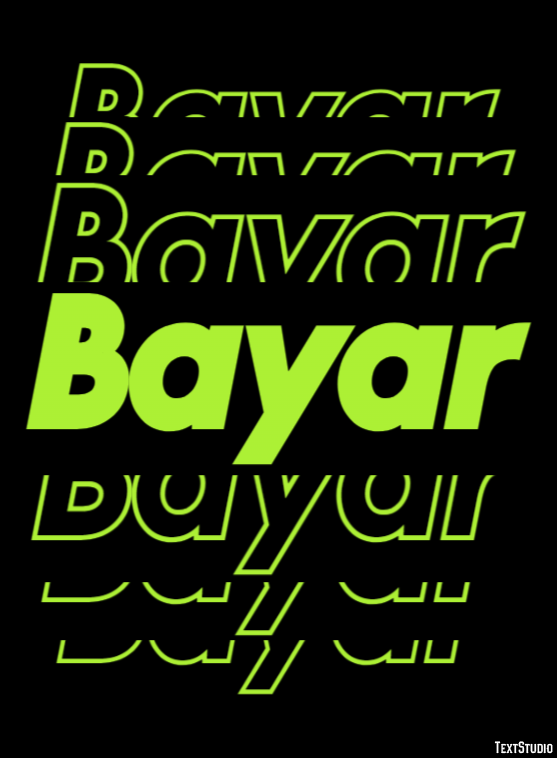 Bayar Text effect