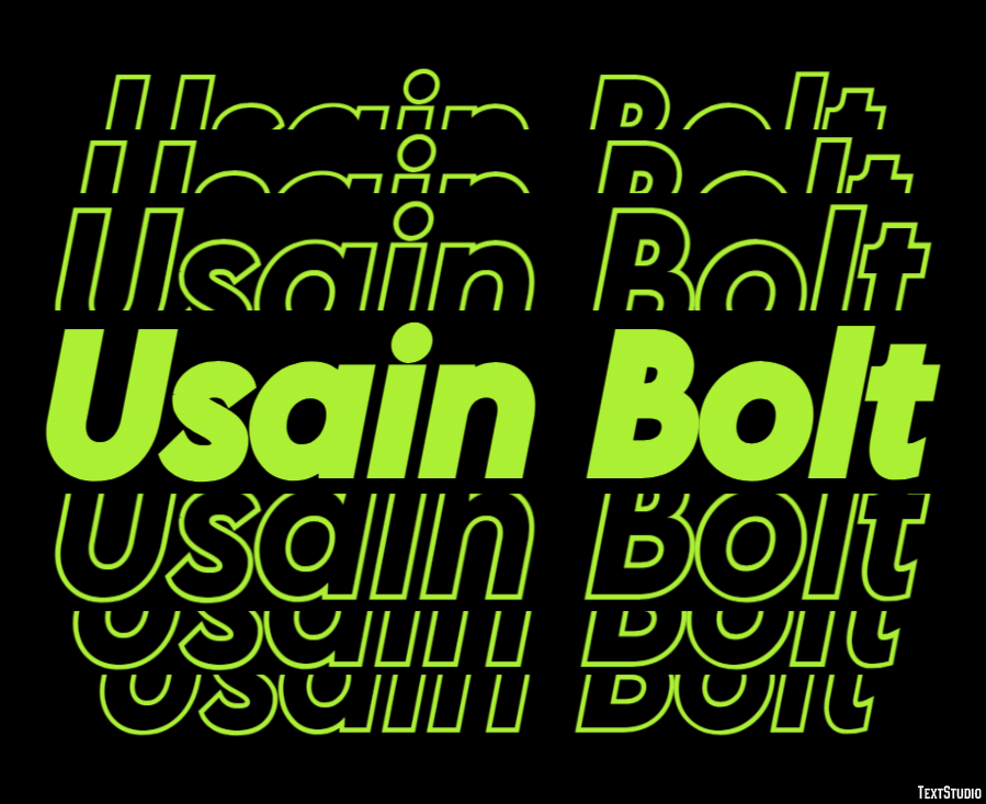 Usain Bolt Efekt tekstowy