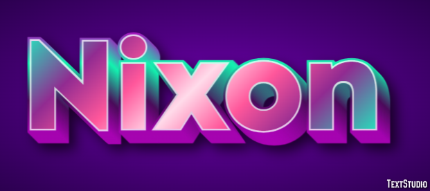 Nixon Texteffekt