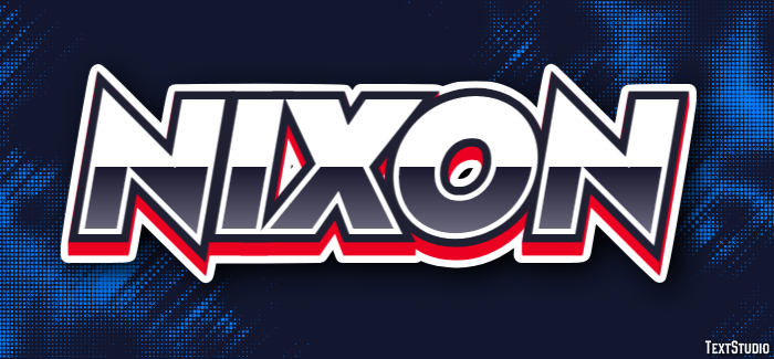 Nixon Efecto de Texto