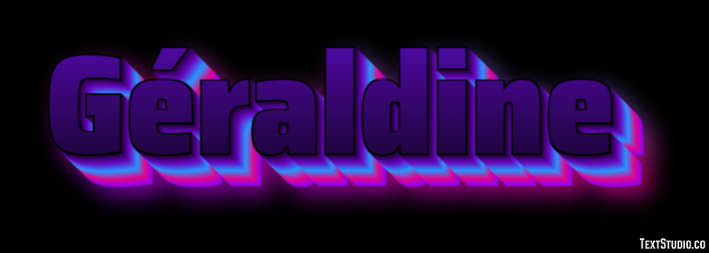 Géraldine Text Effect