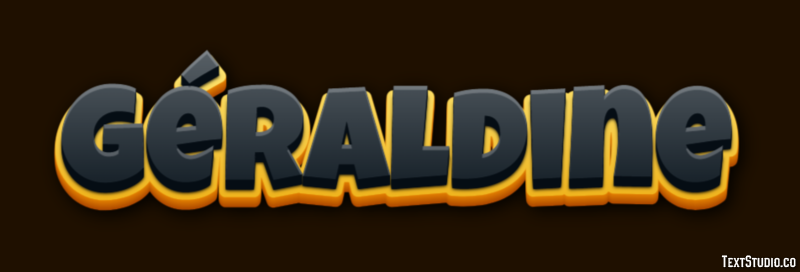 Géraldine Text Effect