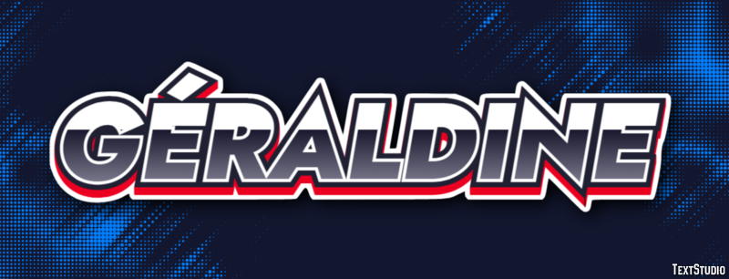 Géraldine Text effect