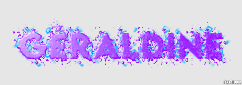 Géraldine Text Effect