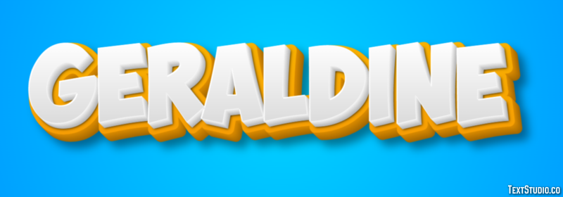 Géraldine Text Effect