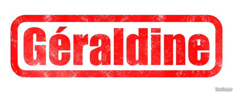 Géraldine Text effect