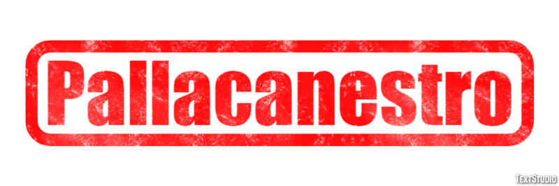 Pallacanestro Effetto testo