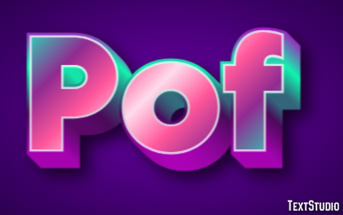 Pof Efecto de Texto