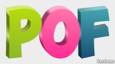Pof Efecto de texto