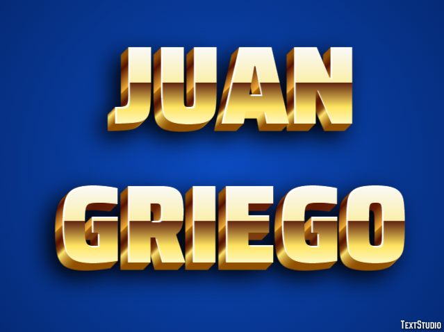 Juan Griego Efekt tekstowy