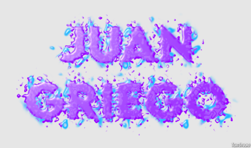 Juan Griego Efekt tekstowy