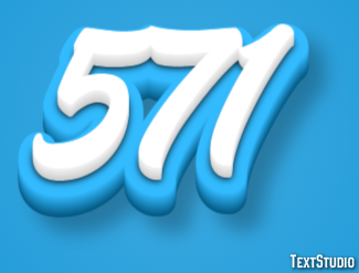 571 Эффект текста