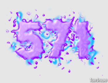 571 Эффект текста