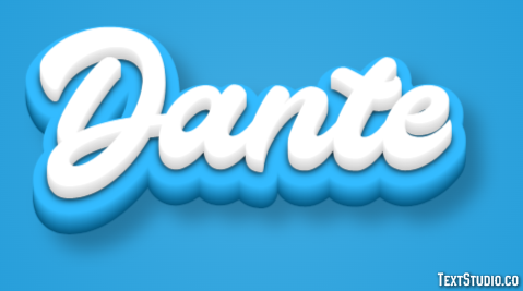 Dante Text Effect