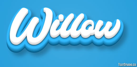 Willow Effetto testo