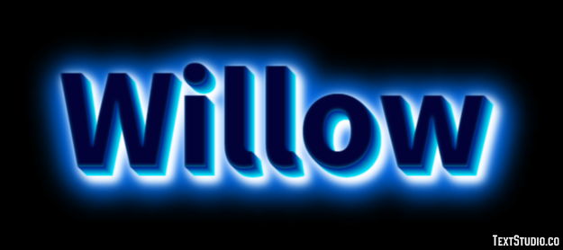 Willow Efekt tekstowy