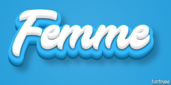 Femme Effet de texte