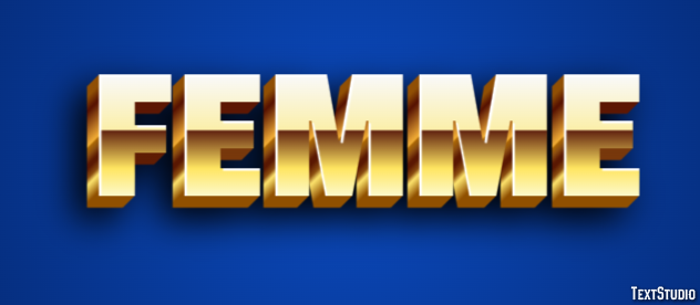 Femme Effet de texte