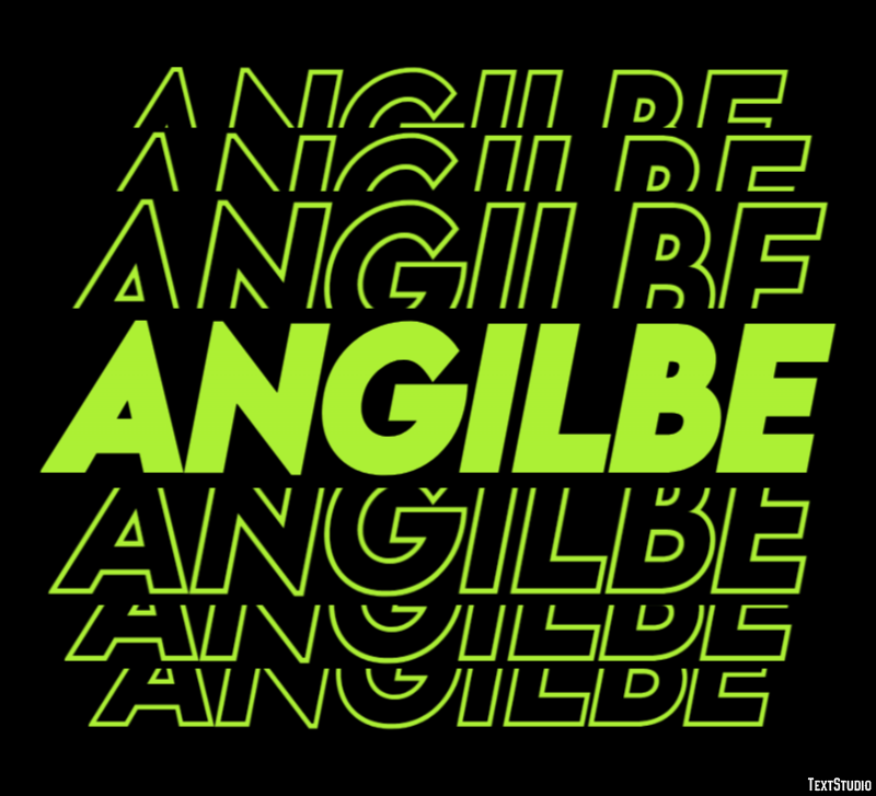 Angilbe Texteffekt