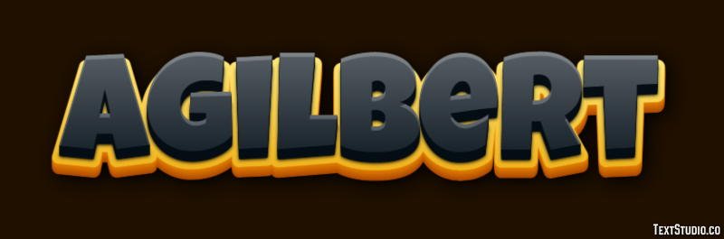 Agilbert Tekst Effect