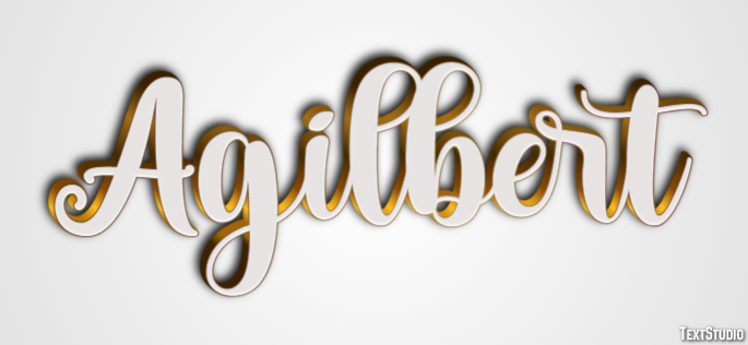 Agilbert Tekst Effect