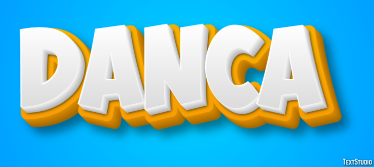 Dança Text Effect