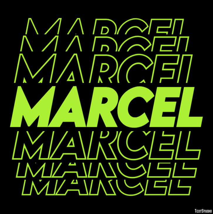 Marcel Texteffekt