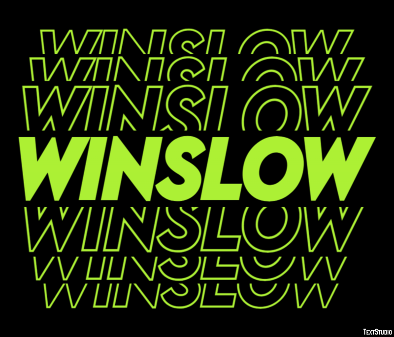 Winslow Efekt tekstowy