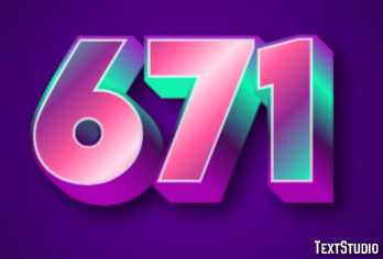 671 Text Effect