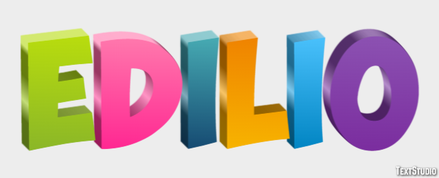 Edilio Text Effect